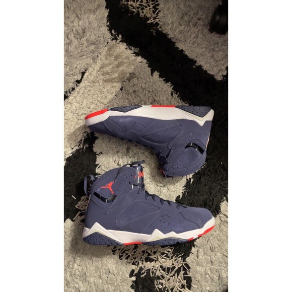 Nike Air Jordan 7 Retro Quai 54 2022 Mens Size 15 Blue Crimson DV0577-500 main image 4